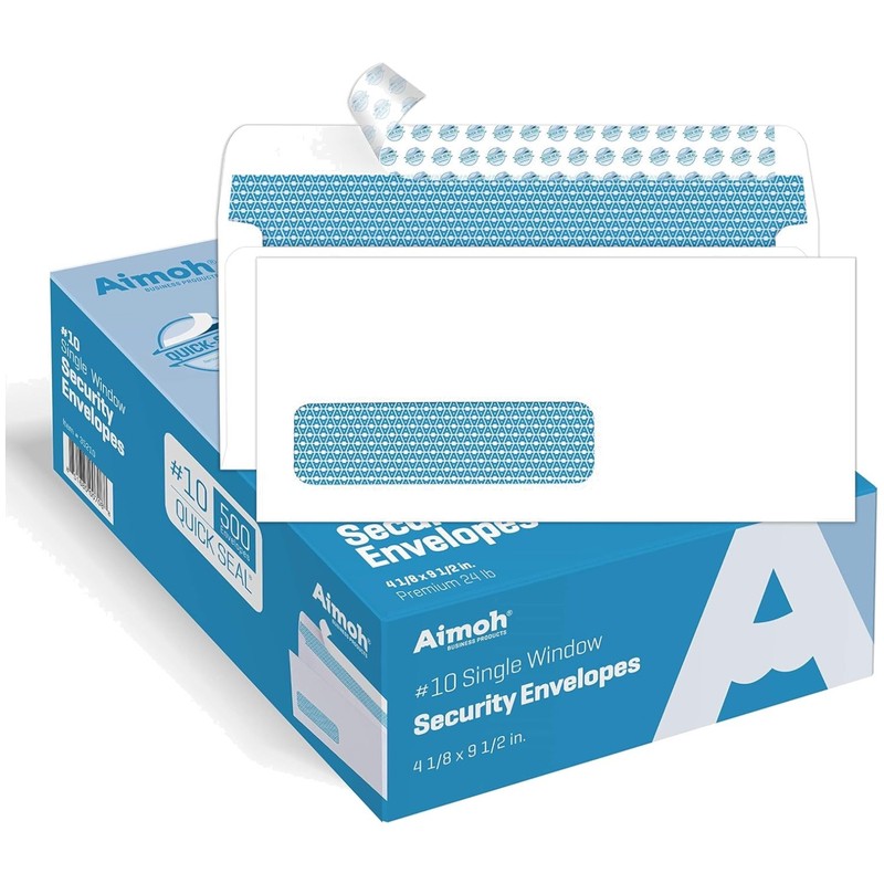 Ultra Strong Quick Seal Envelopes – Security Tinted