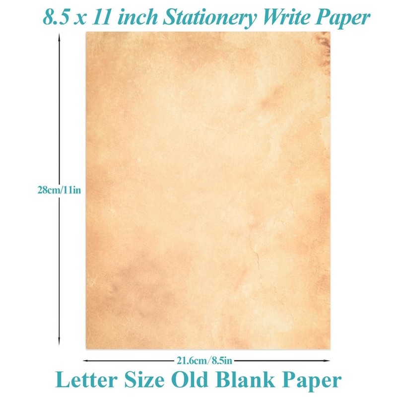 Stationery Writing Paper - 140 Sheets / 280 Pages Vintage Antique Design Prin... gallery