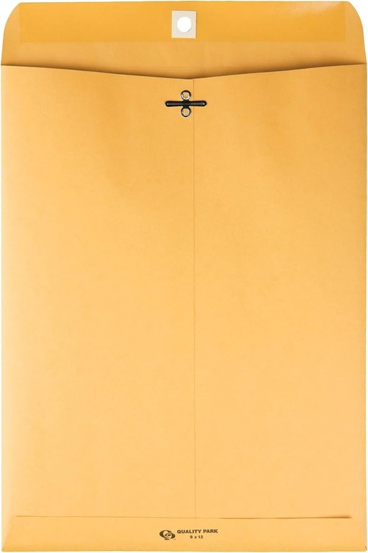100 Pcs CLASP ENVELOPES 9x12 28lb Kraft Shipping Mailing Gummed Business Manila gallery