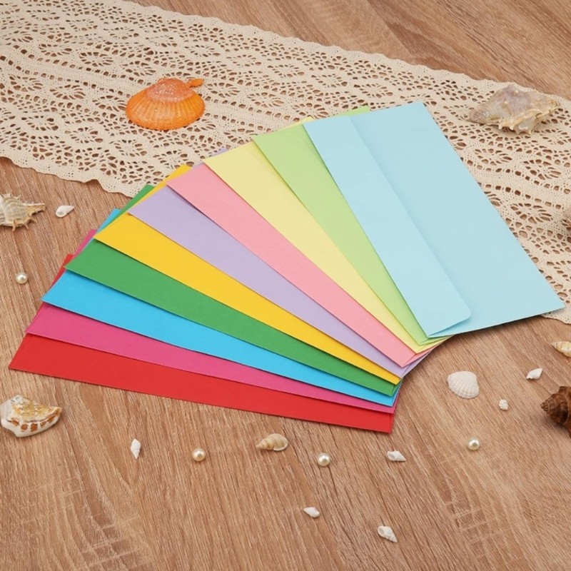 50 Pieces Christmas Business Envelopes Self Seal Standard Envelopes for Office gallery