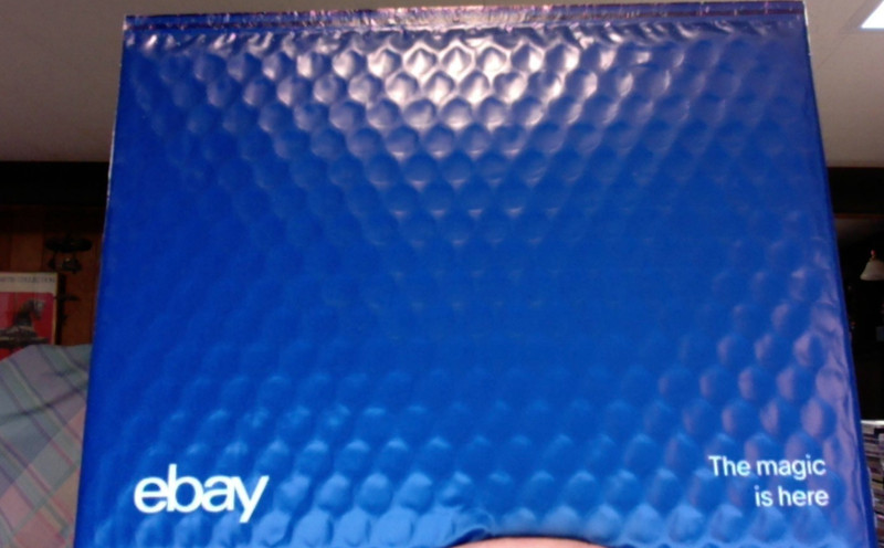 Ebay Branded Kraft 6×9 poly bubble mailers-15 mailers- three colors/5 each- new