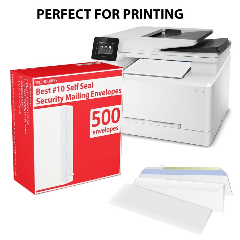 #10 Envelopes, 500 Business Mailing Security Peel and Sealing Envelope gallery