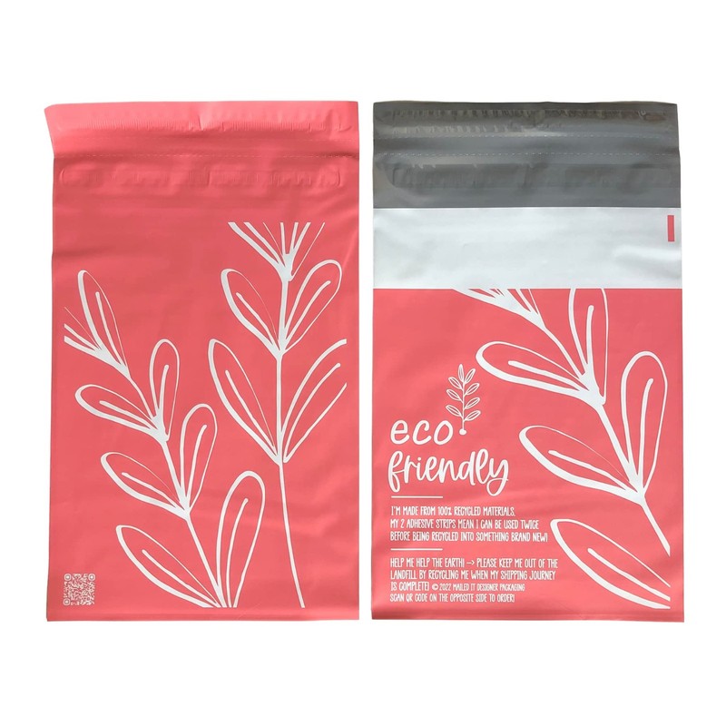 Mailed It Poly Mailers 9×12 100 Pack, Matte Cute Shipping Bags for Clothing, …