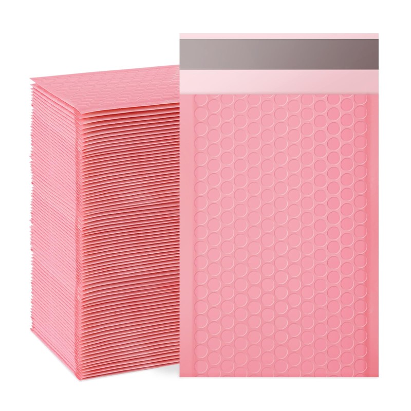 Bubble Mailers, 4×7 Inch Padded Bubble Mailers Pack of 100 Bubble Envelopes O…