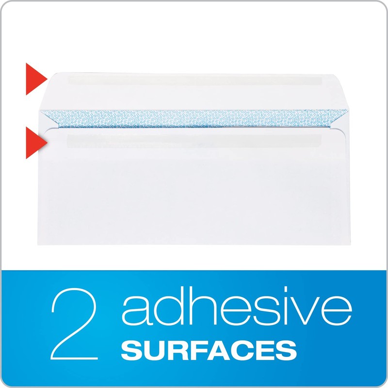 #10 Double-Window Self-Seal Security Envelopes, For Business Statements, Invo... gallery