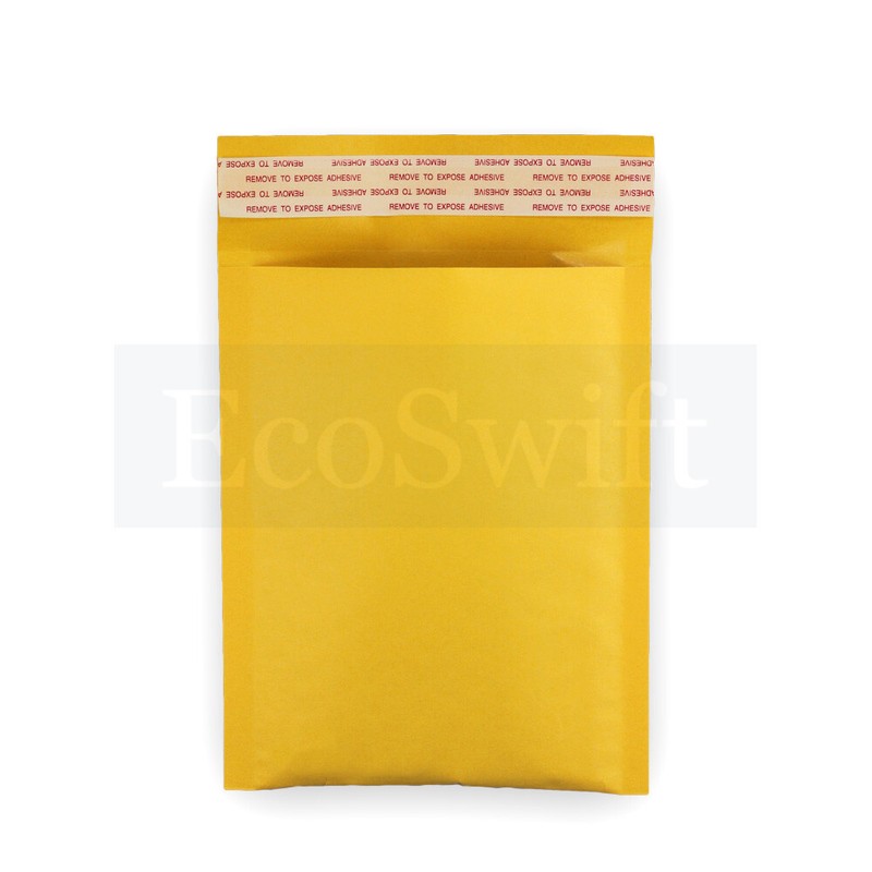 400 #000 4x8 EcoSwift Kraft Bubble Padded Envelopes 5 x 8 ~ X-Wide Mailers Bags gallery