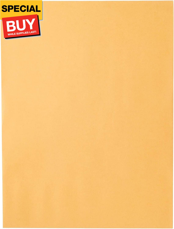 Mailing Envelopes, Clasp Closure, 9" X 12", All-Purpose 24-lb Paper, Brown Kraft gallery