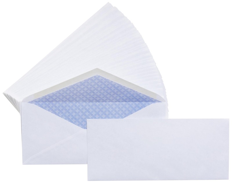 Security Tinted Business Envelopes for Documents & Invoices, 500 Pack, 4-1/8" x gallery