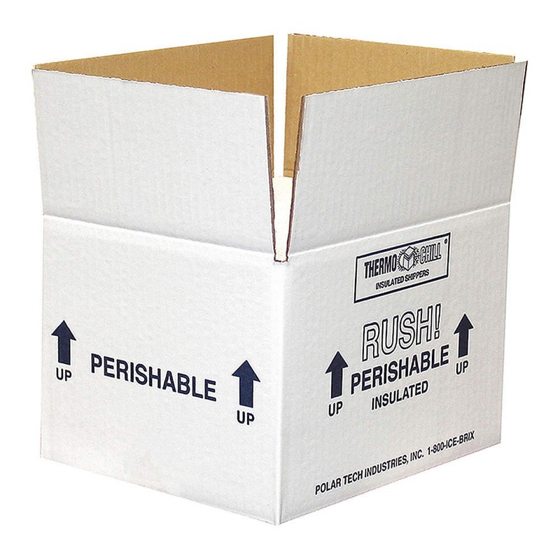 POLAR TECH 53XM39 Insulated Shipping Container,PK3 53XM39