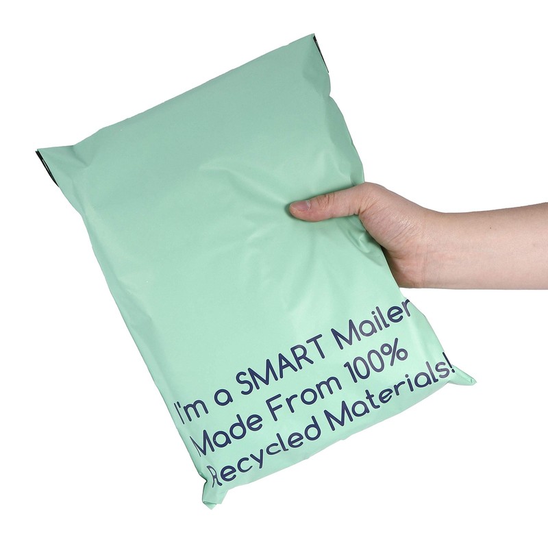 100 Count, 10×13 inch 100% Recycled Poly Mailers Eco Friendly Packaging Envel…