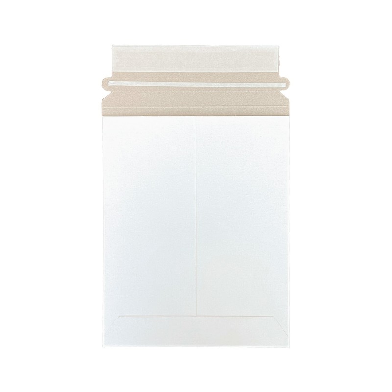 25 PK 7x9 Photo Decal Document Flat Cardboard White Envelope Mailer Self Seal gallery