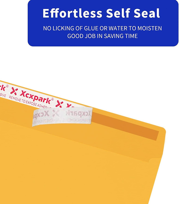 120 PCS #10 Golden Self Seal Kraft 4-1/8 X 9-1/2 Inches Security Envelopes, Wind gallery