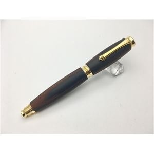 Office168 Selected Ebony Wood Fountain Pen, Made in Japan, Medium gallery