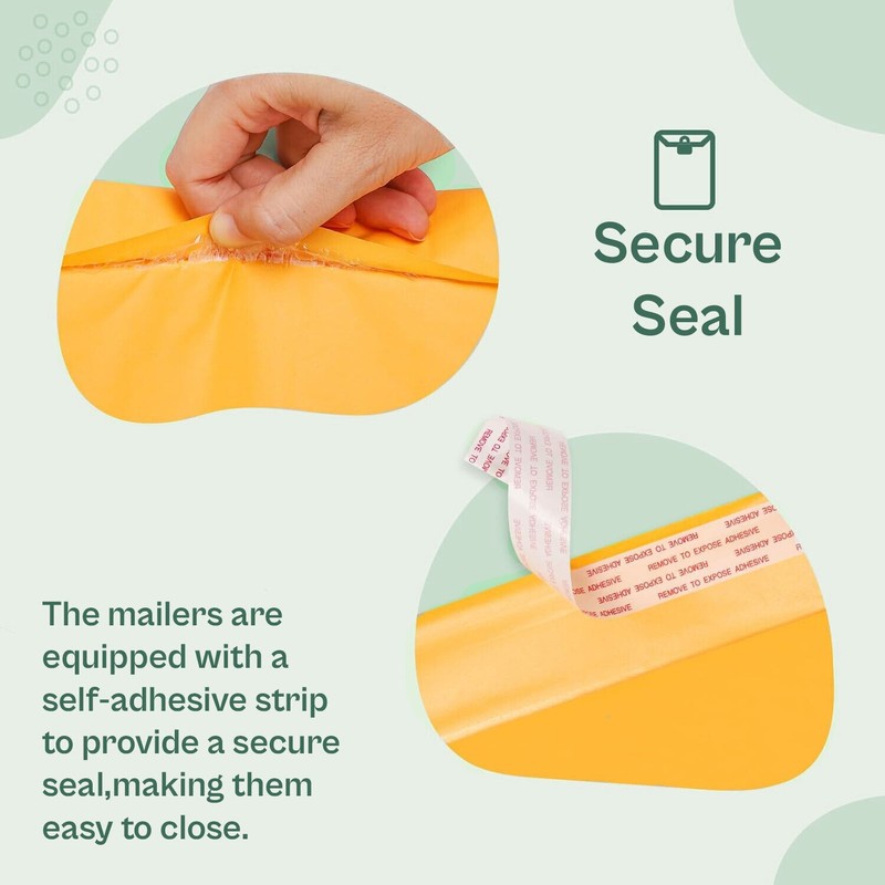 7.25 x 8 #CD Padded Envelopes Kraft Bubble Mailers Shipping Mailing Bags 250 PCS gallery