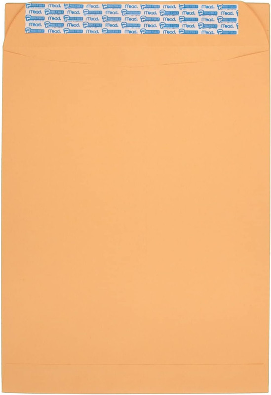 Envelopes, Letter Size 9" X 12", Press-It Seal-It Self Adhesive Closure, Brown K gallery