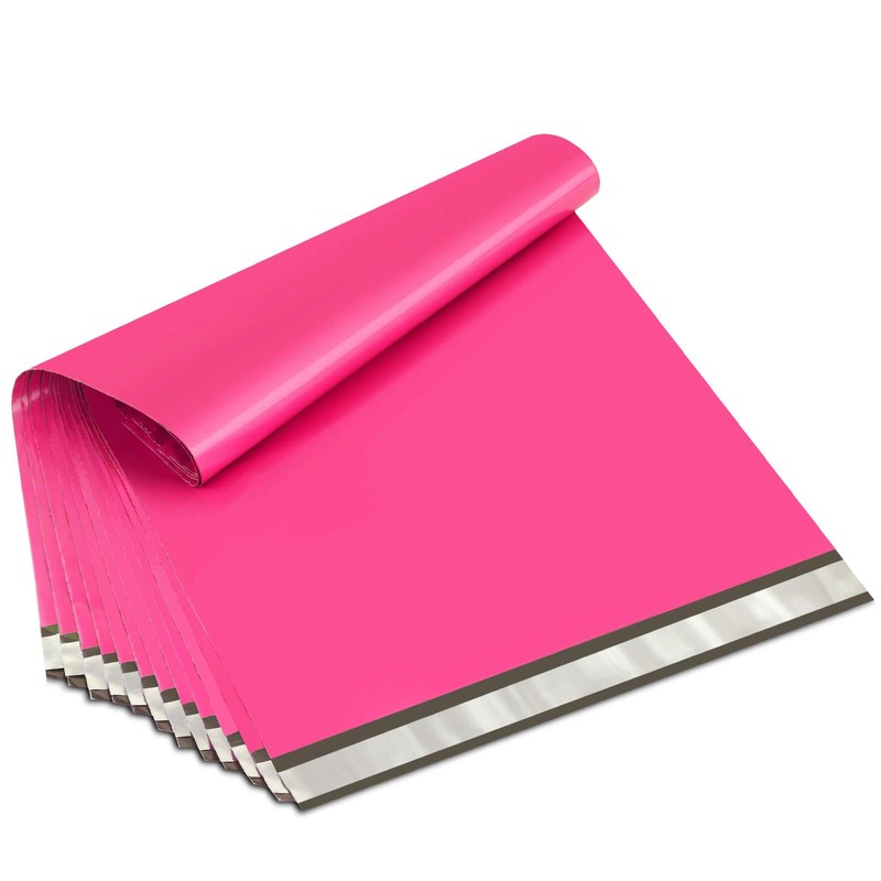 Poly Mailers 19×24 Inch Pink 50 Pack Extra Large Shipping Bags Strong Thick M…