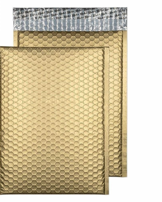 Matte Gold 8.5×12 Poly Bubble Mailers Padded Shipping Envelopes | 5–200 Pack