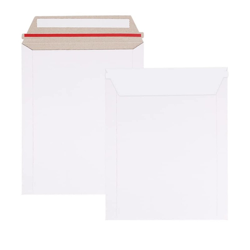 100 Pack 7×9 inch Rigid Mailer Self Seal Photo Document Mailers, Stay Flat Wh…