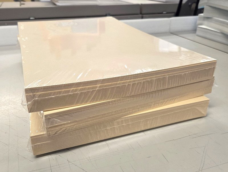 Paper_11″x17″ (BUNDLES of 100 sheets) Exact Royal Fiber 80# COVER-Cream (color)