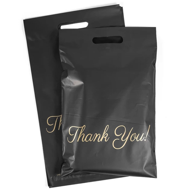 60pcs Bolsas para envios por correo/agarre/resistentes/Thank you/10×13″,12×15″