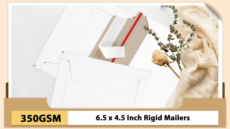 300 Pcs Rigid Mailers 6.5x4.5" Self-Seal Envelopes for Postcards, Photos & Comic gallery