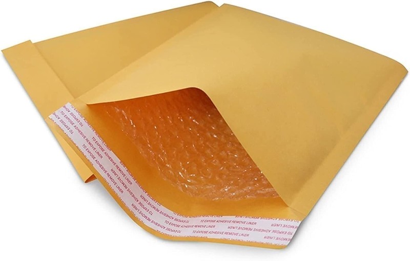 100 #5 10.5x16 Kraft Bubble Envelopes Padded Shipping Mailers 10.5"x16" gallery