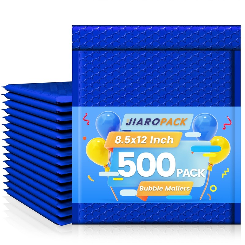 500x Bubble Mailers 8.5×12 Padded Envelopes Bubble Mailing Bag 8.5×11 Royal Blue