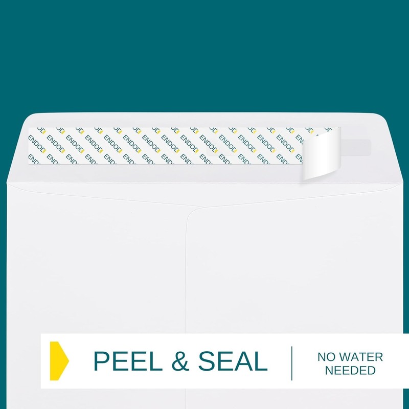 10x13 White Self-Sealing Envelopes - 50 Pack for Oversized Documents gallery