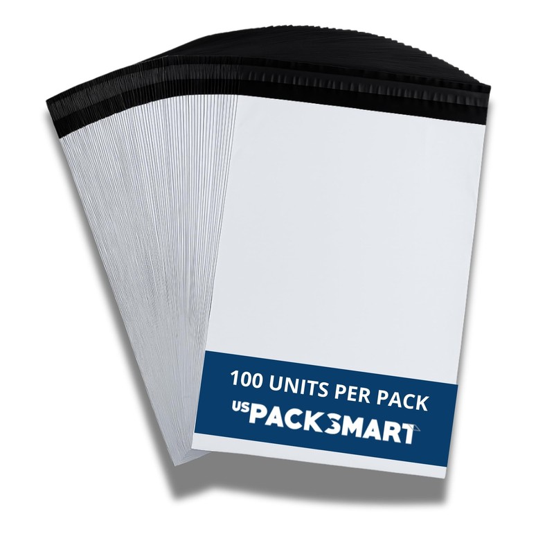 100 PCS 9×12 Inch Black Plastic Poly Mailer Shipping Bag Envelope SelfSeal