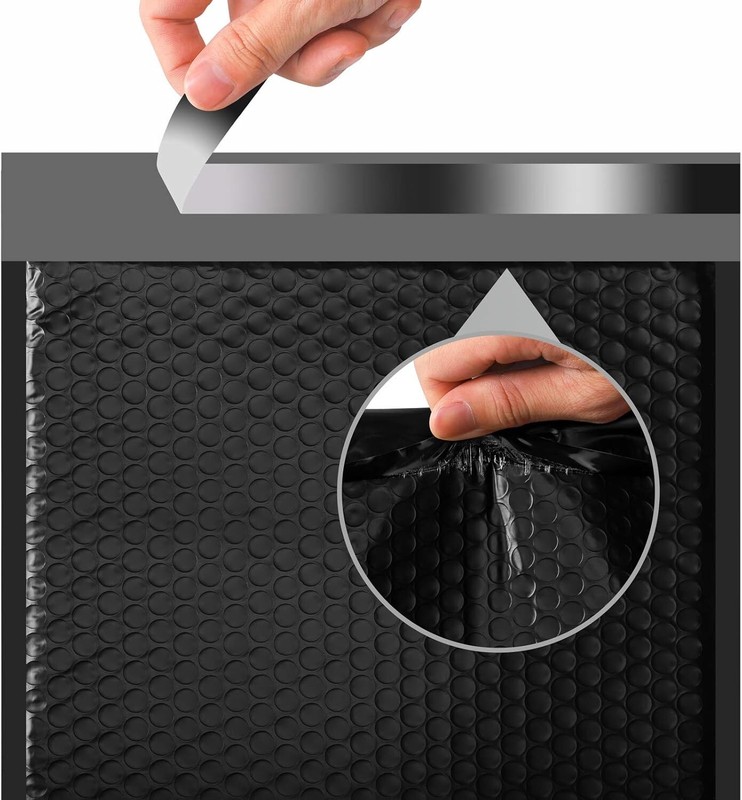 Bubble Mailers 10.5x16 Large Padded Envelopes 10.5x15 Mailing Bag #5 250pc Black gallery