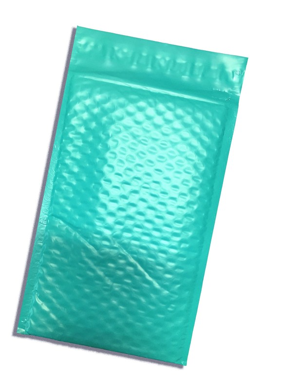 25Pack Teal Green -4×8″ Poly BUBBLE MAILERS Padded Shipping Mailing Envelopes