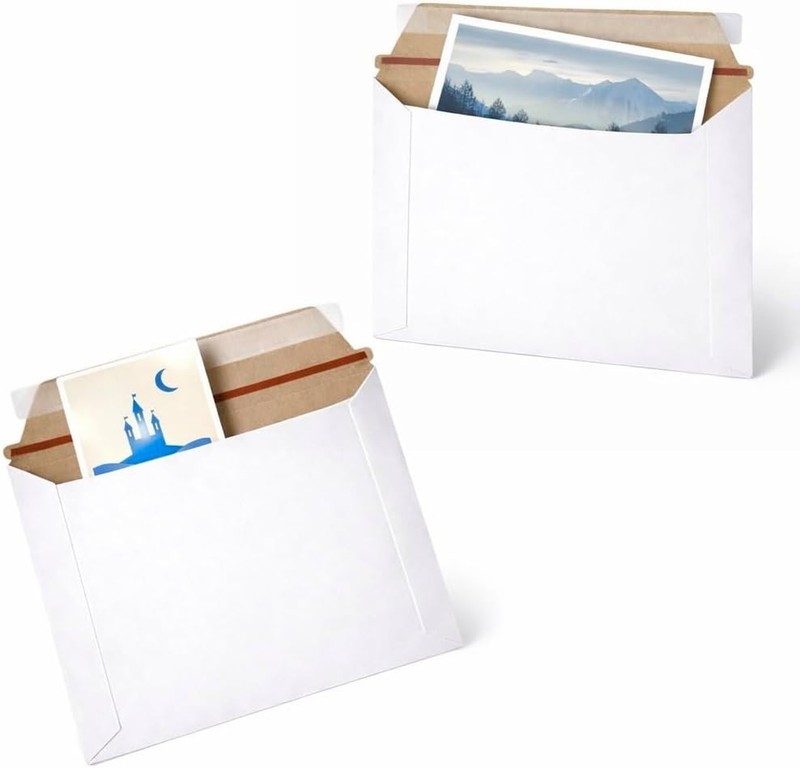 1000 - 6.5 x 4.5 PROLINE RIGID PHOTO SHIPPING FLATS CARDBOARD ENVELOPE MAILERS gallery