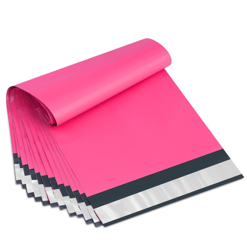 Poly Mailers 6×9 Inch Hot Pink 200 Pack Mini #1 Shipping Bags Strong Mailing …