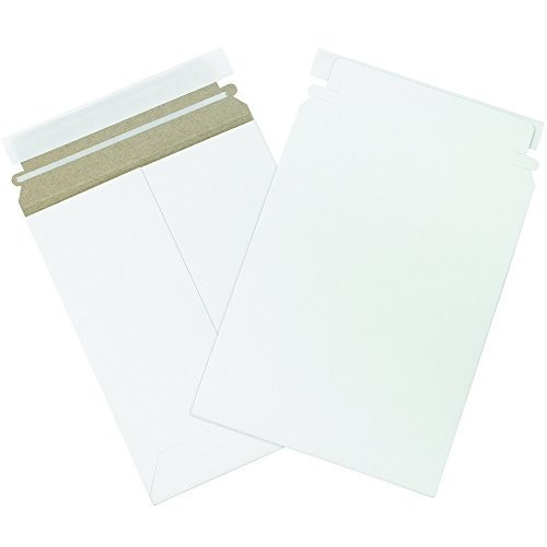 Rigid Mailers 7" x 9" (100-Pack) - Cardboard Mailer Envelopes for Photos, Gre...