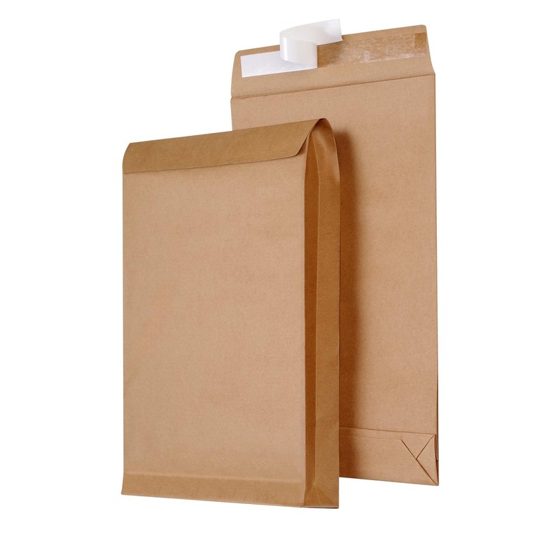9.4″ x 13.2″ Expandable Envelopes Large Kraft Envelopes Anti Tear Catalog Env…