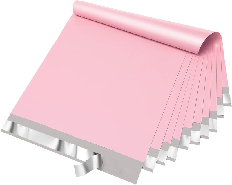 Light Pink Poly Mailers 14.5x19 for Small Business gallery