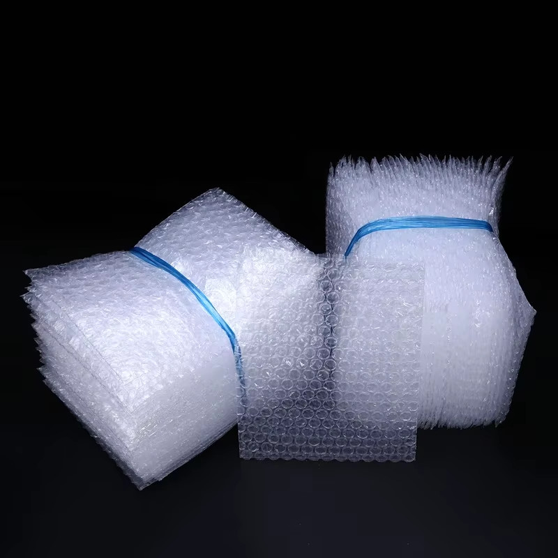 50Pcs Plastic Protective Wrap Envelope White Bubble Foam Packing Bags PE Clear B gallery