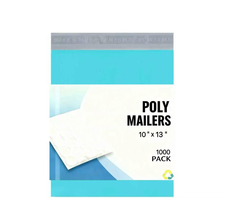 #4 10×13 Poly Mailers Envelopes Shipping Packaging Bags TEAL (Green) 1000 Pieces