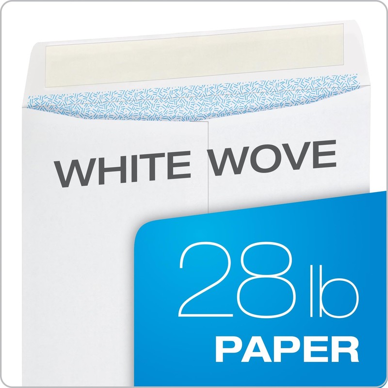 Columbian 9 x 12 Catalog Envelopes, Self Seal Closure, 28 lb White Wove, for ... gallery