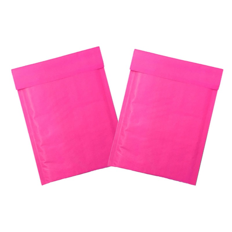 Hot Pink, Aqua and Polka Dot Kraft Bubble Mailers, Padded Envelopes, 4×8 & 6×9