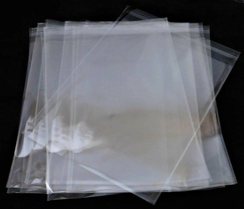 200 Clear Self Seal Bags 8×10 Water Resistant Light Weight Op Packaging Storage