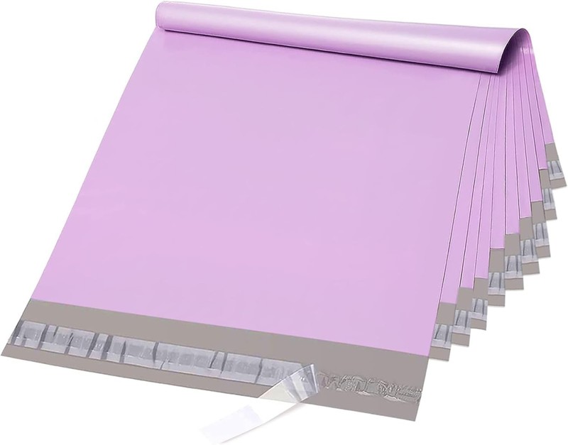 100 Light Purple Poly Mailers 12x15.5” - Waterproof Self-Seal Shipping Bags gallery