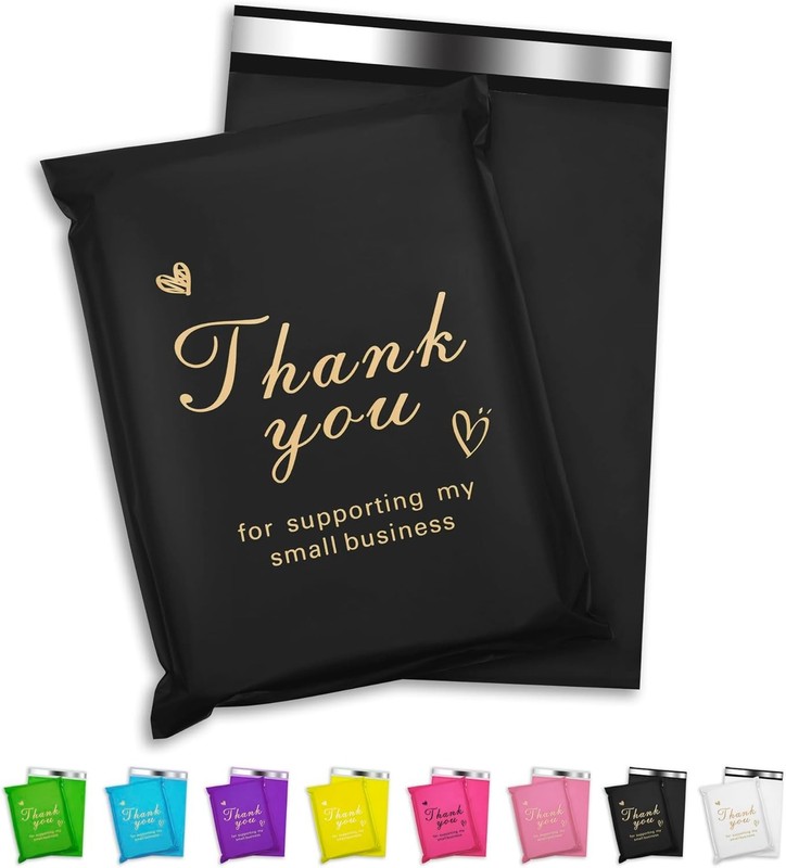 Durable 6x9 Poly Mailers for Small Business - 100 Pcs Waterproof & Self-Seal gallery