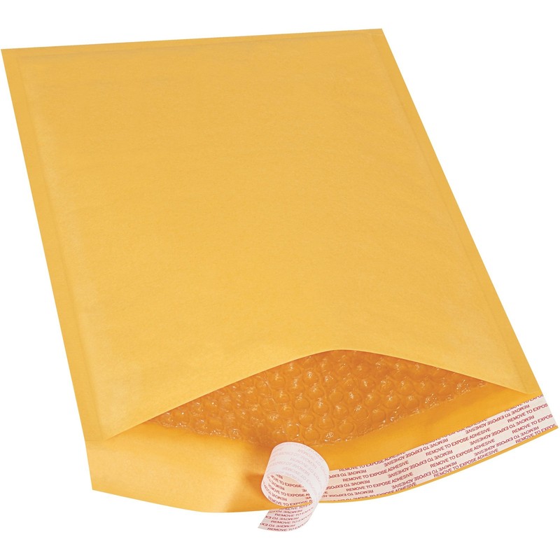 Box Usa Usa 9 1/2 X 14 1/2 Kraft Bubble Mailers 100-Pack - Brown Padded gallery