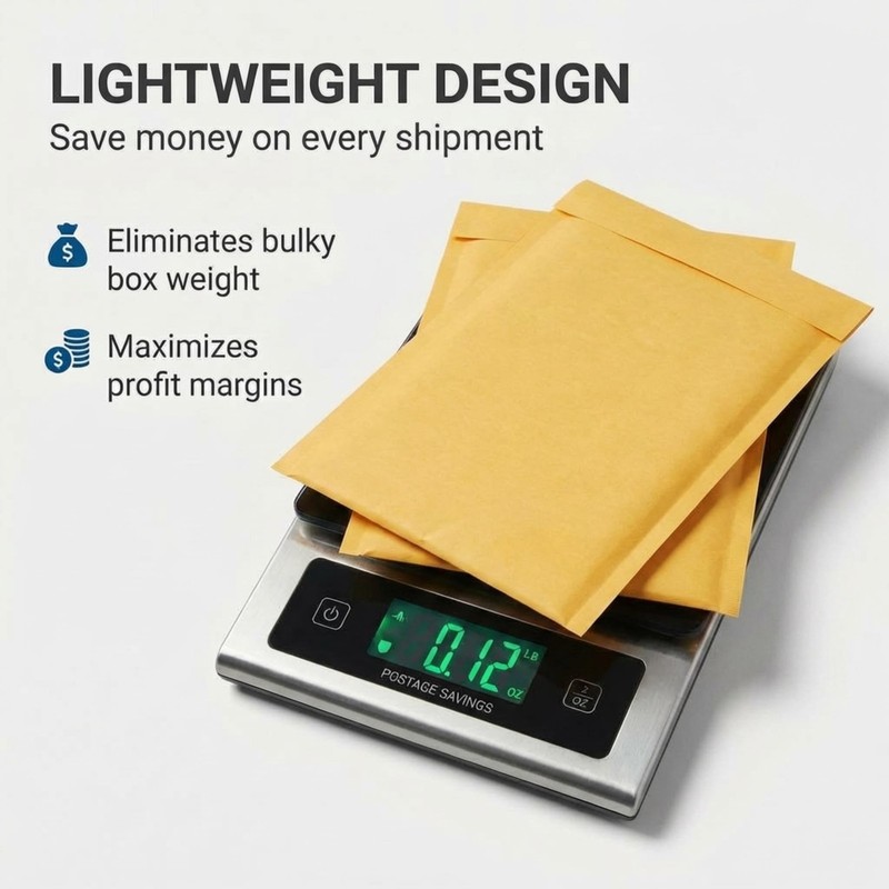 Box Usa Usa 9 1/2 X 14 1/2 Kraft Bubble Mailers 100-Pack - Brown Padded gallery