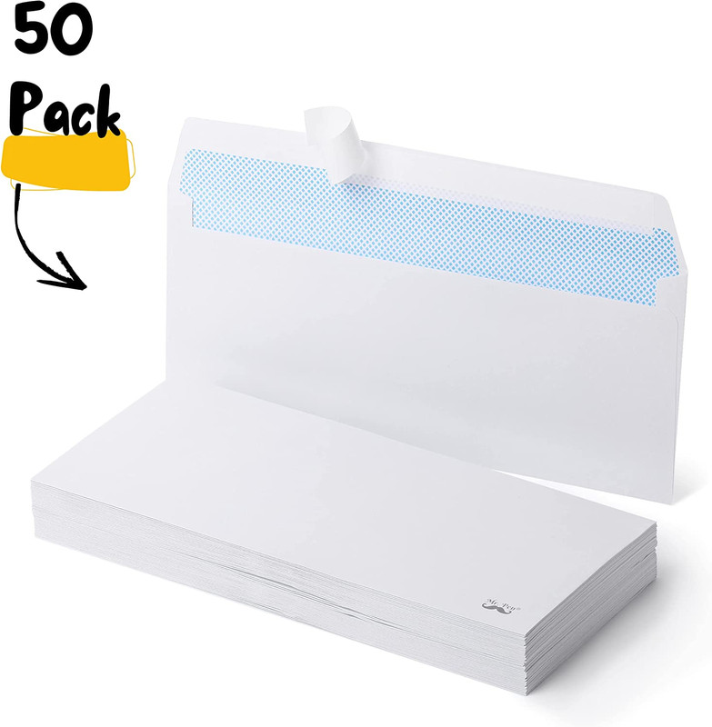 Mr. Pen Security Envelopes 50 Pack, Self Seal Peel and Seal Quality Guarantee