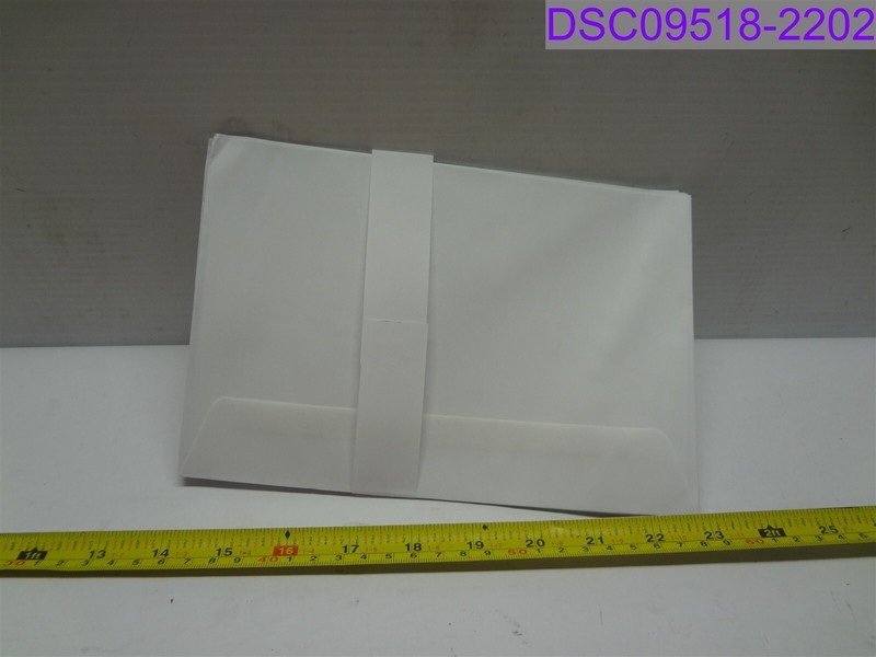 Qty = 500: White Wove 24lb Envelopes 6" x 9" P/N 100372 gallery