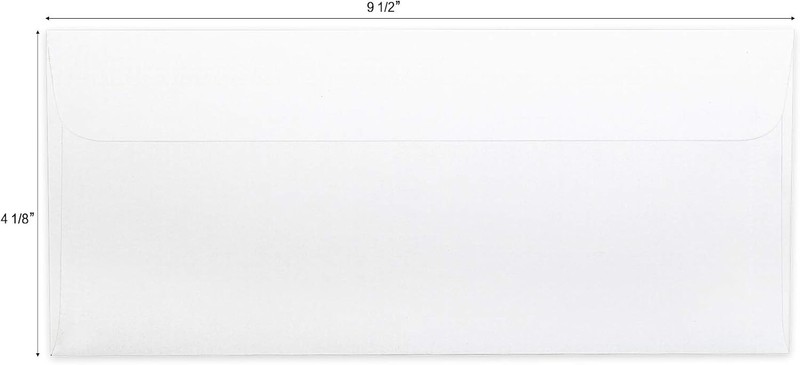 HERKKA 1000ct White #10 Security Tinted Self Seal Envelope gallery