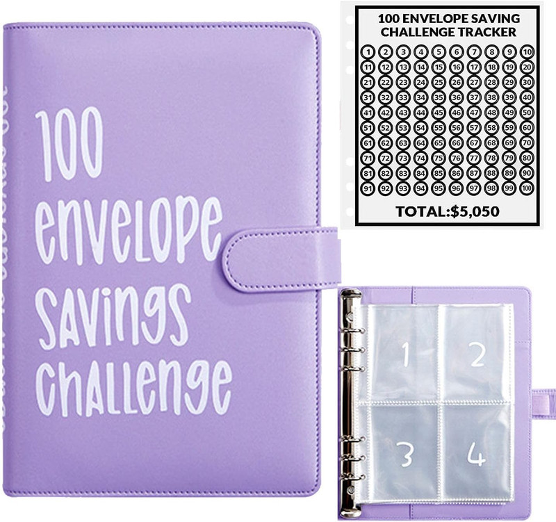 100 Envelopes Money Saving Challenge, 100 Envelope Challenge Binder, Easy and Fu gallery