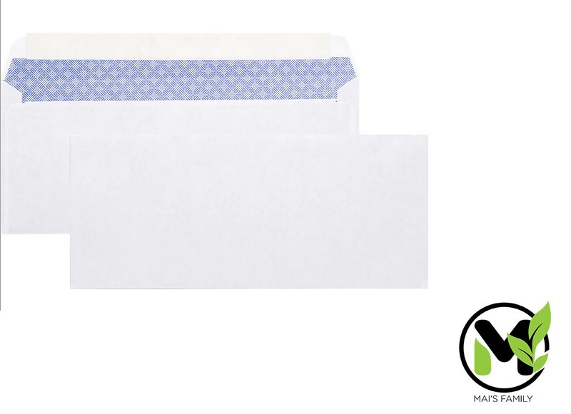 Peel & Self-Seal White Letter Mailing Long Security Envelopes 4-1/8”x 9-1/2” #10 gallery